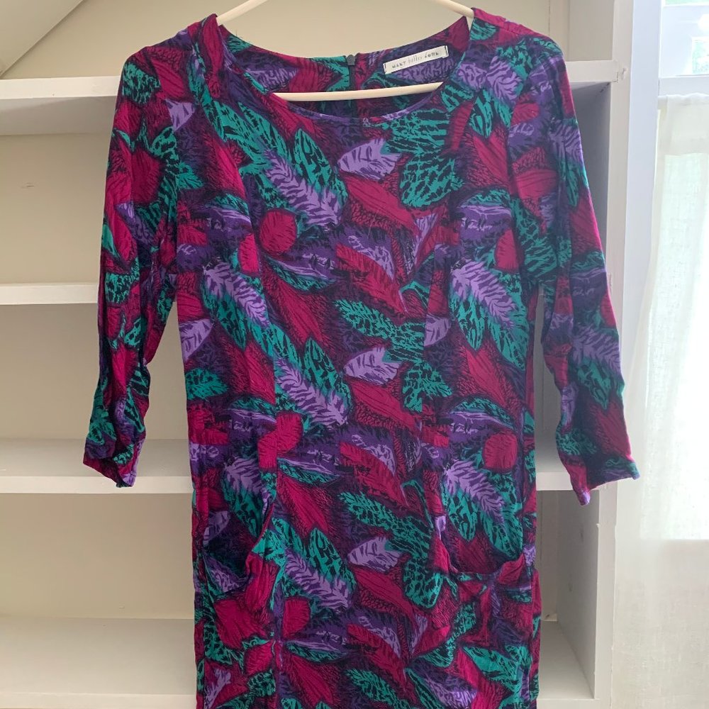 many belles down} floral/leaf print dress